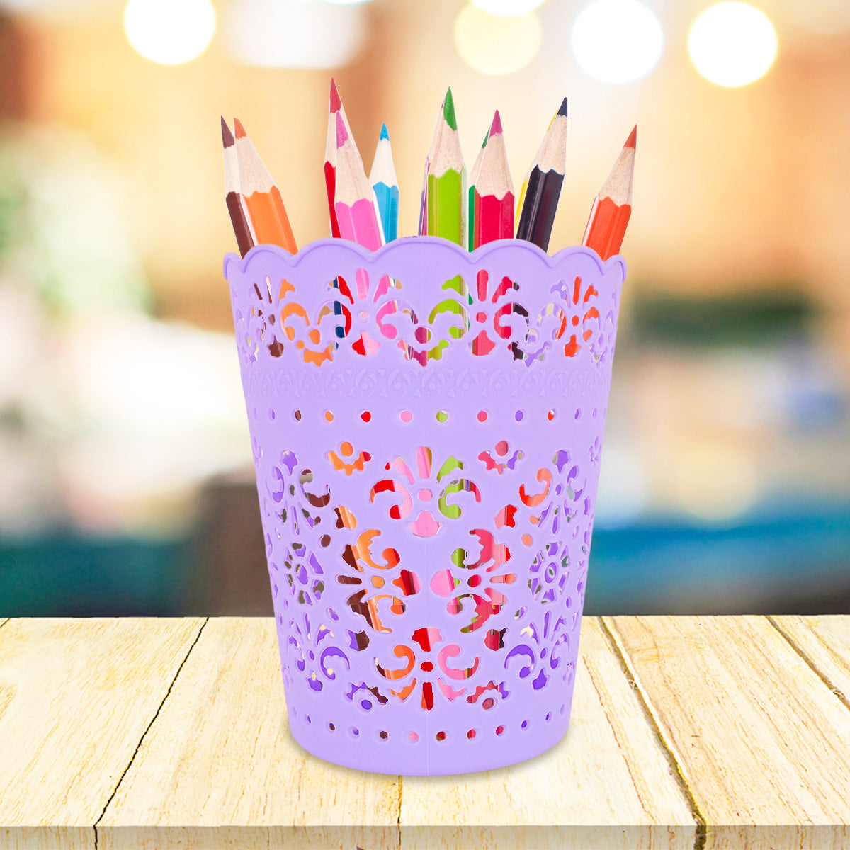 Canasta Calada Multiusos, color Morado