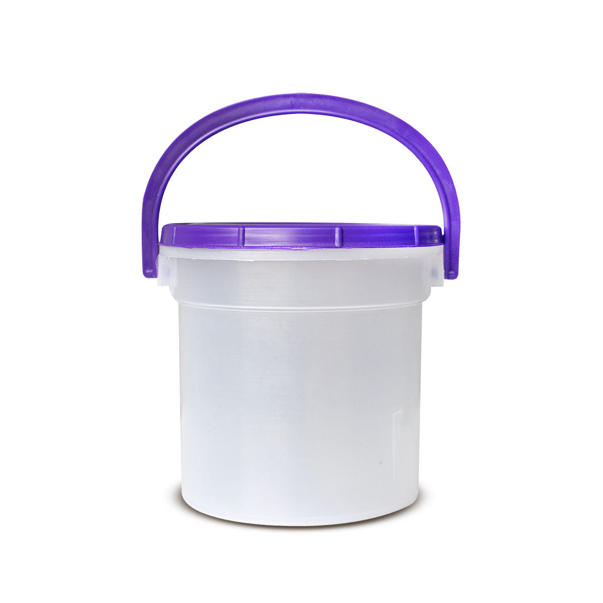 Cubeta Lechera con Tapa color Morado 1.5L