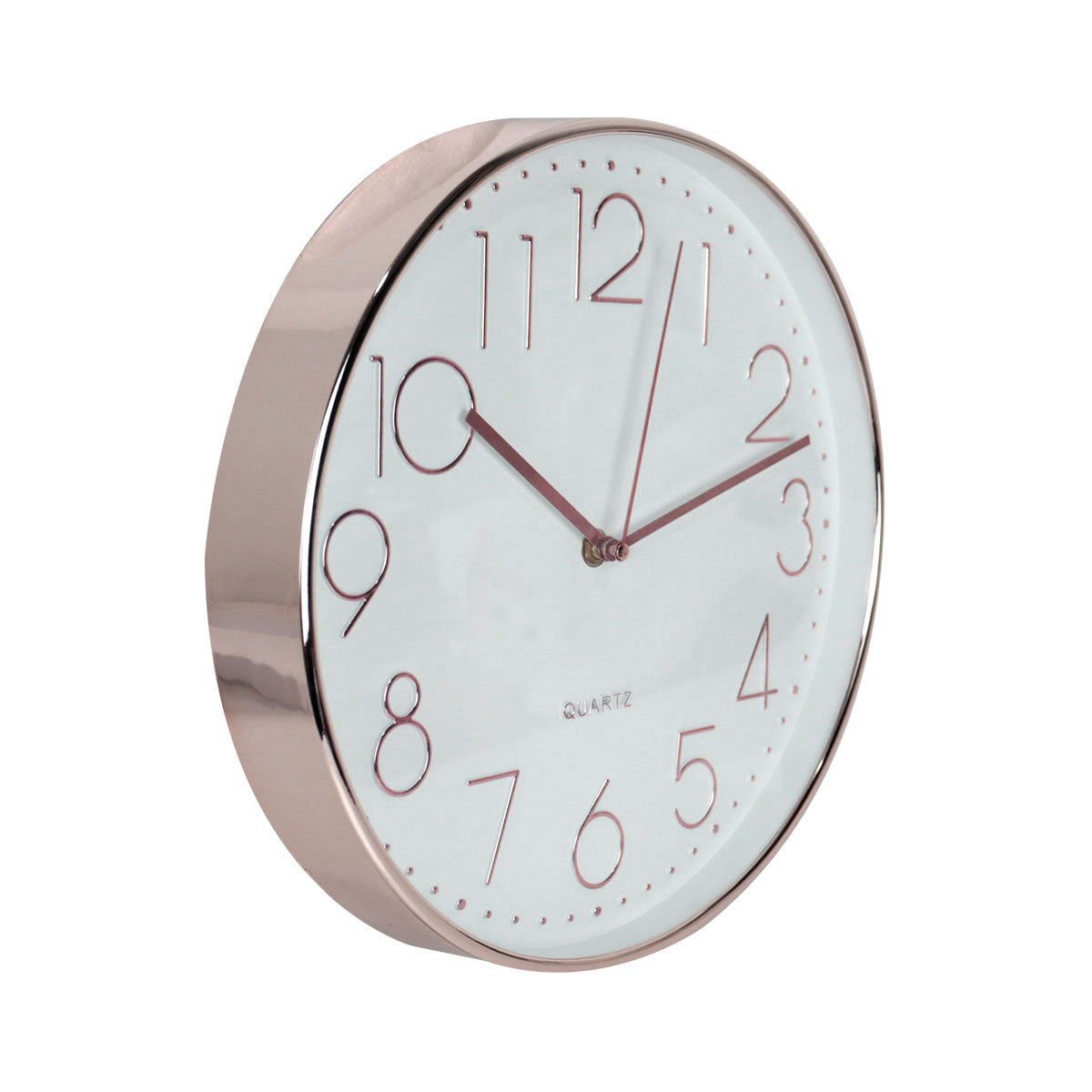 Reloj mesa metálico rosado de 19cm x 16cm x 9cm cod 201991