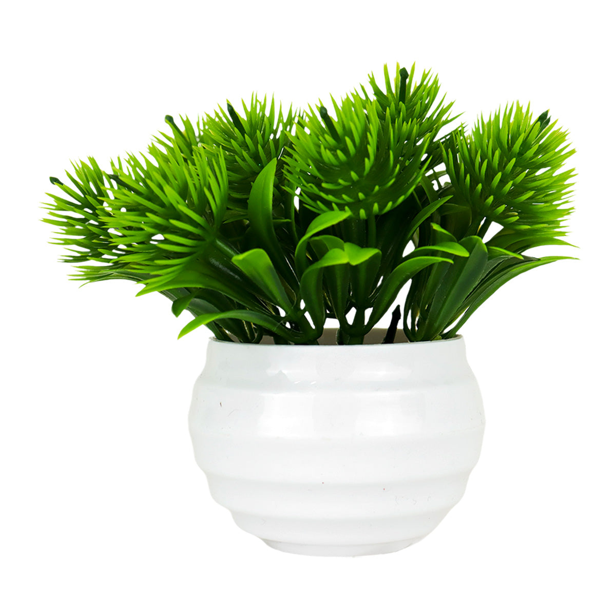 Planta Artificial de Bonsái en Maceta color Blanco