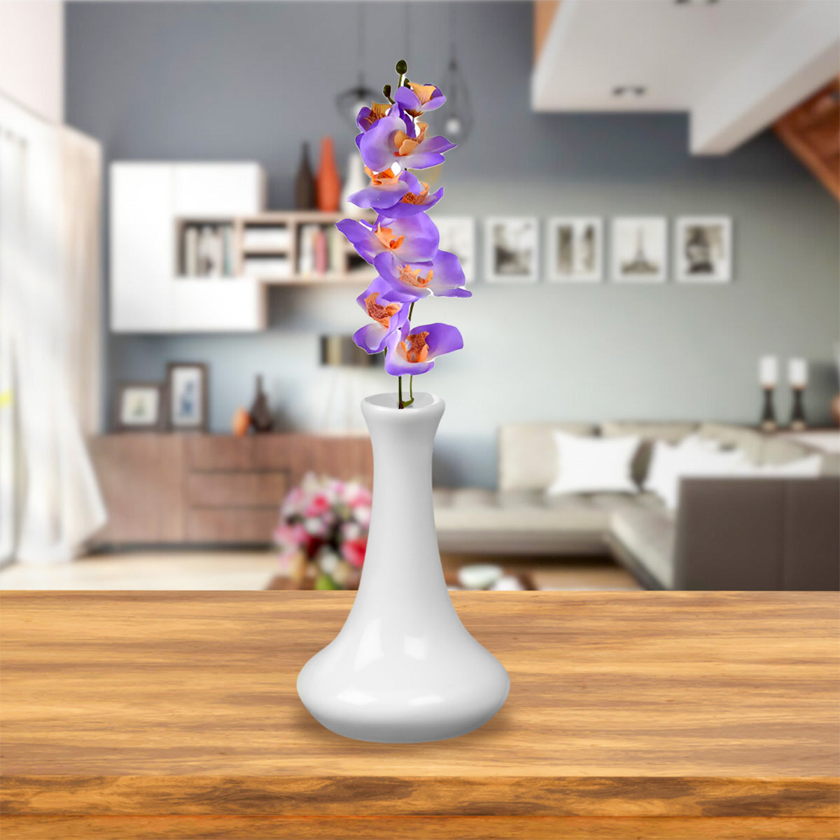 Ramo de Rosas con 9 Cabezas color Lila