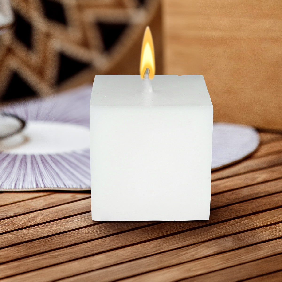 Mini Cirio Aromático color Blanco