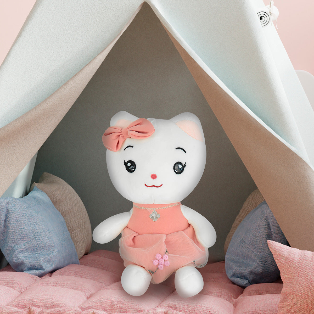 Kit de Peluche, Gatito con Moño ¡Llévate 3 y paga 2!