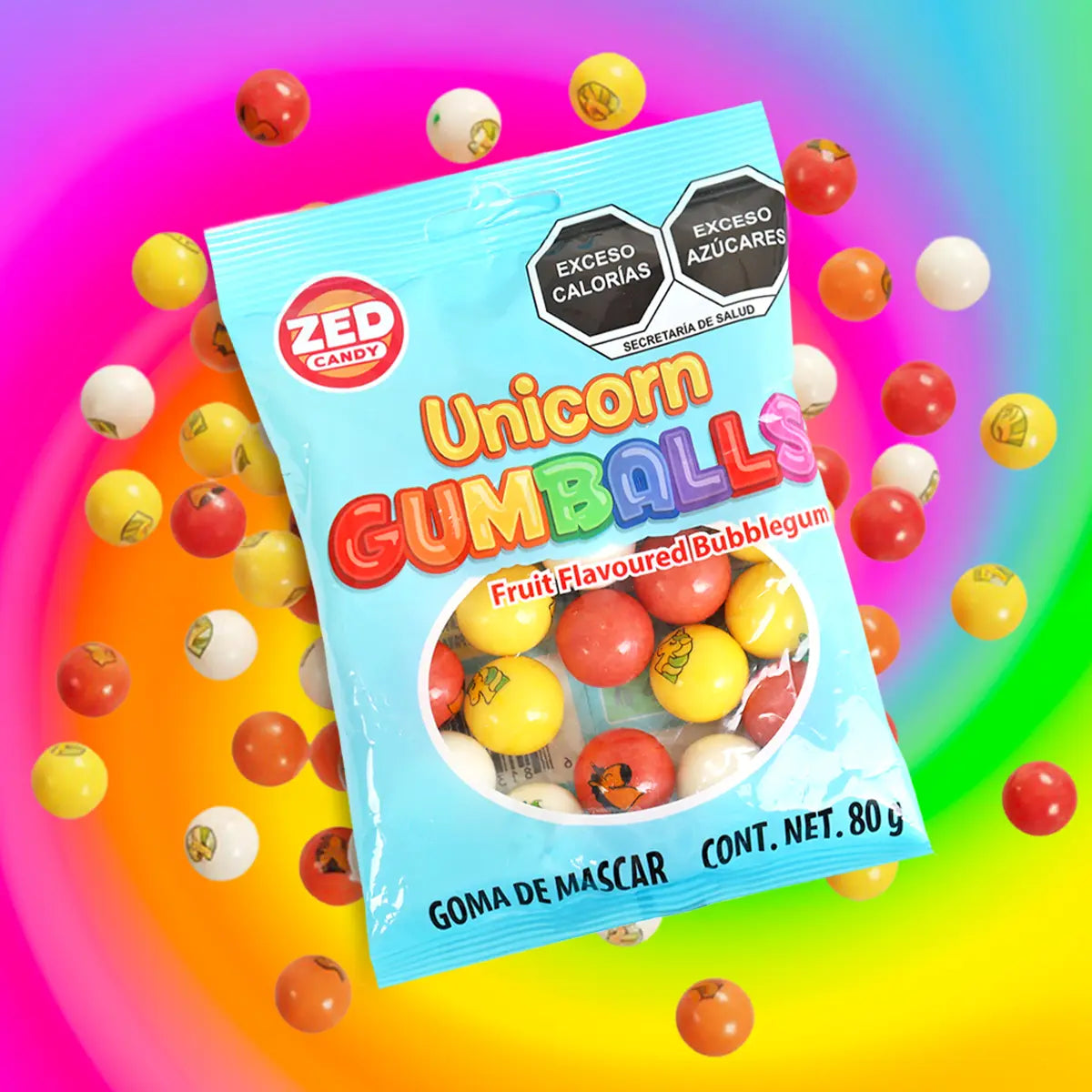 Goma de Mascar, Unicornio, Zed Candy