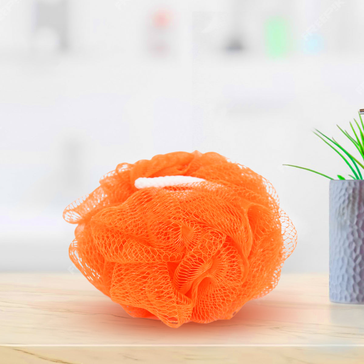 Borla para Baño Color Naranja Bath Time