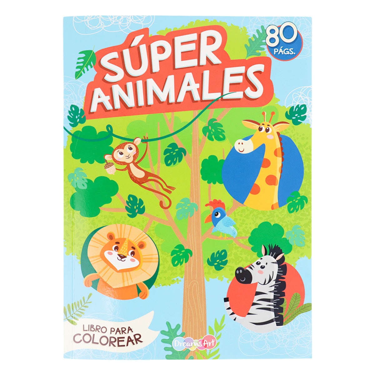Libro para Colorear, Súper Animales