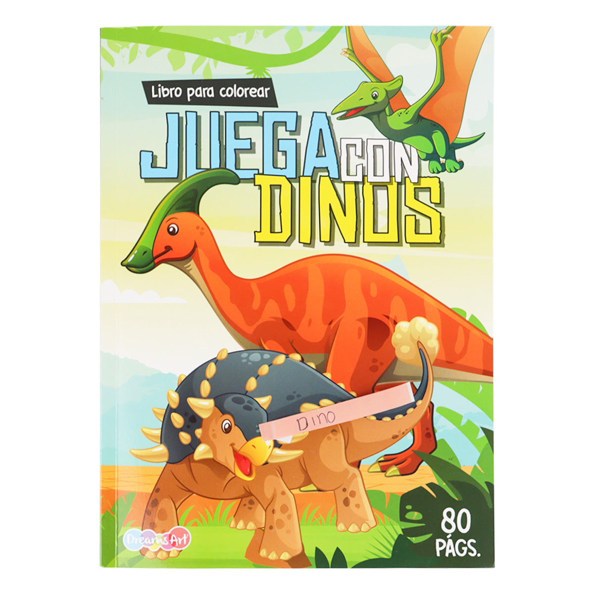 Libro para Colorear, Juega con Dinos