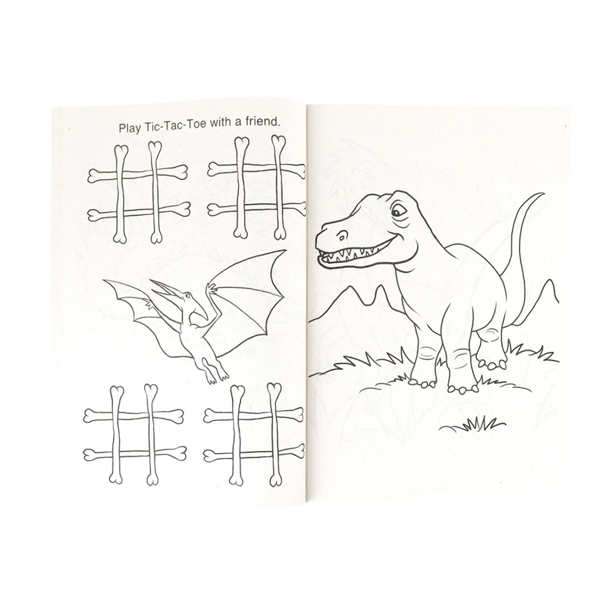 Libro para Colorear, Juega con Dinos