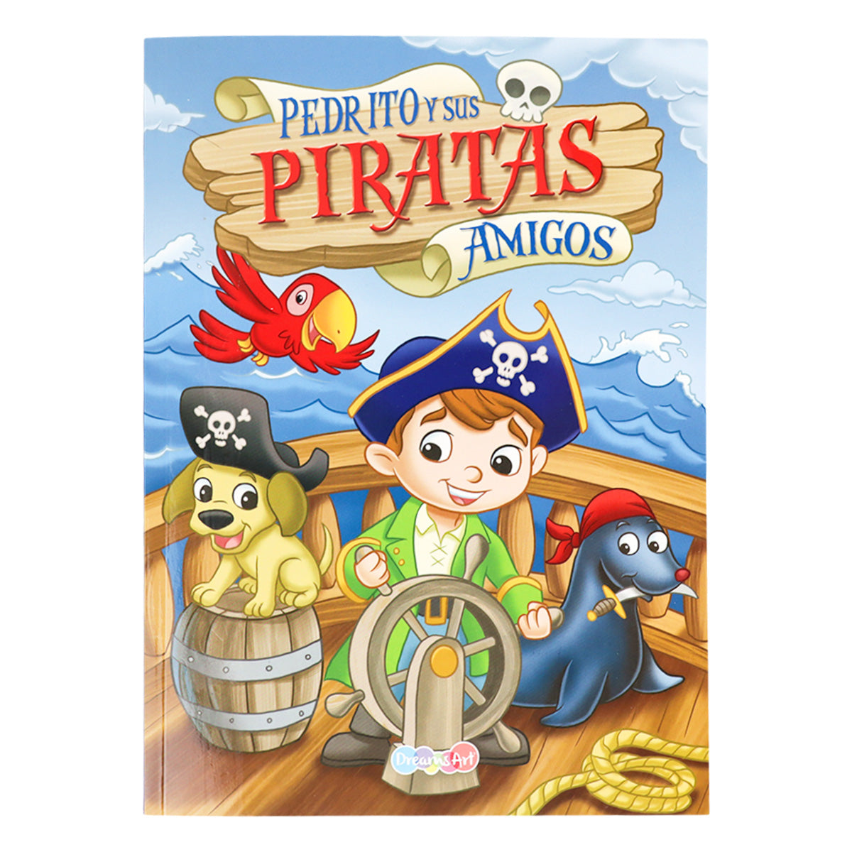 Libro para Colorear, Pedrito y sus Amigos Piratas