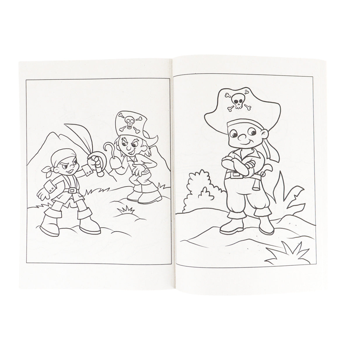 Libro para Colorear, Pedrito y sus Amigos Piratas