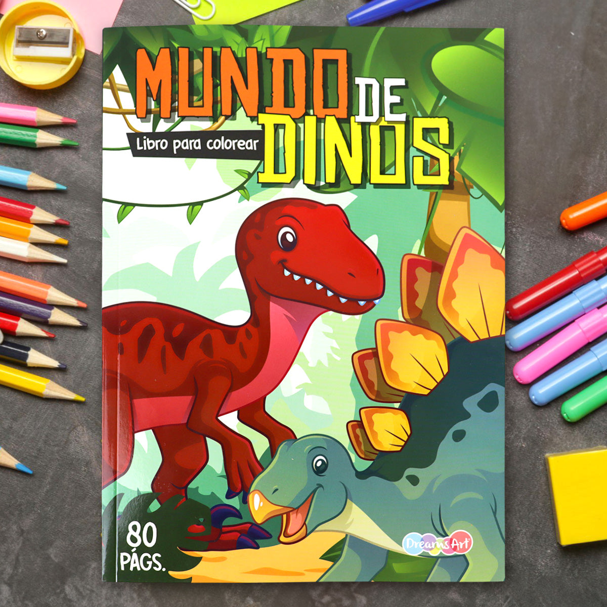 Libro para Colorear, Mundo de Dinos