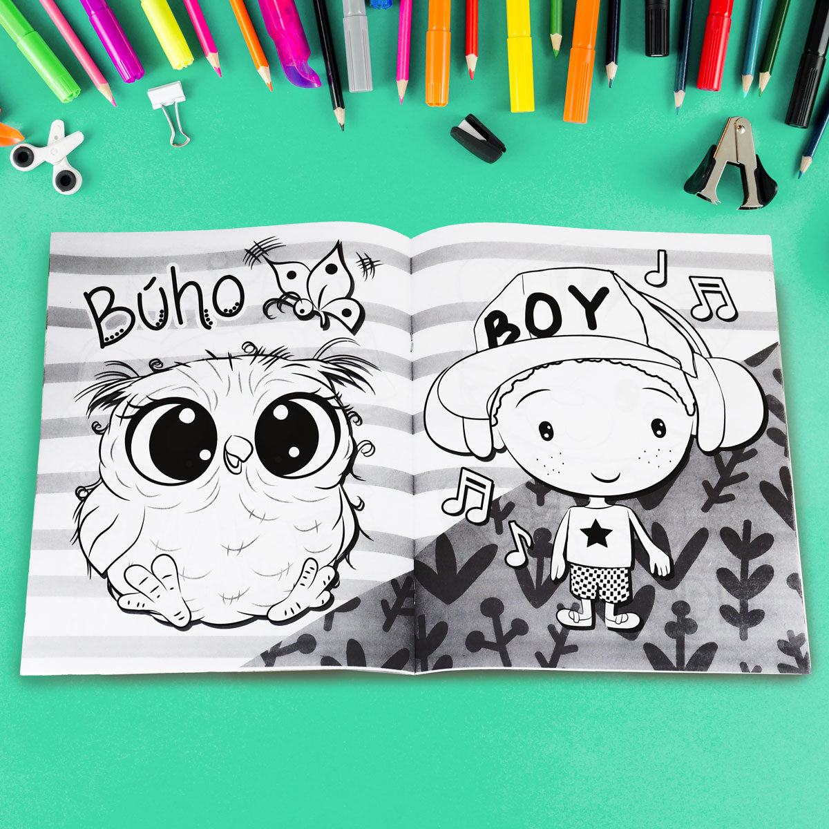 Libro para Colorear, Oso, 32 páginas