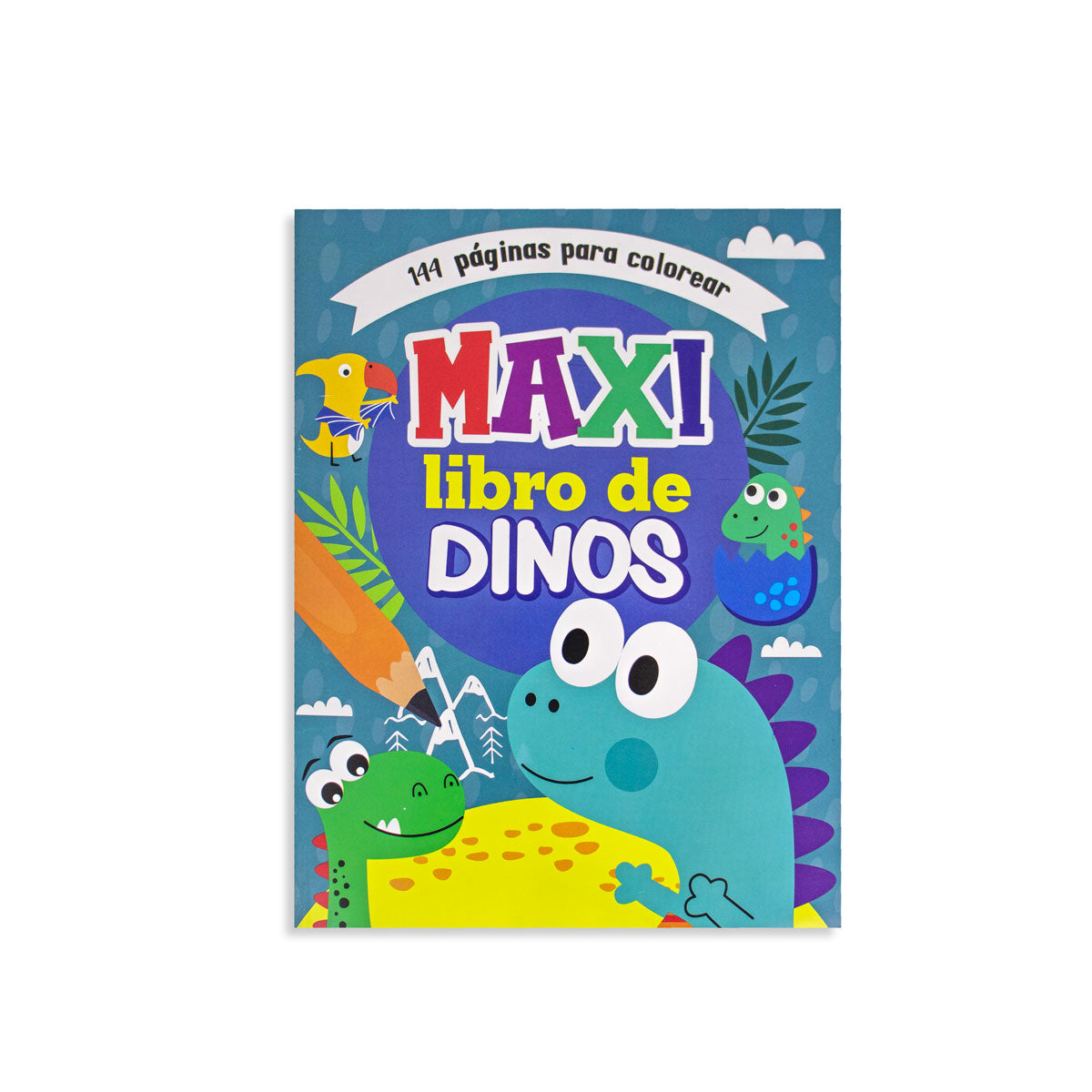 Libro para Colorear de Dinosaurios 144 pg.