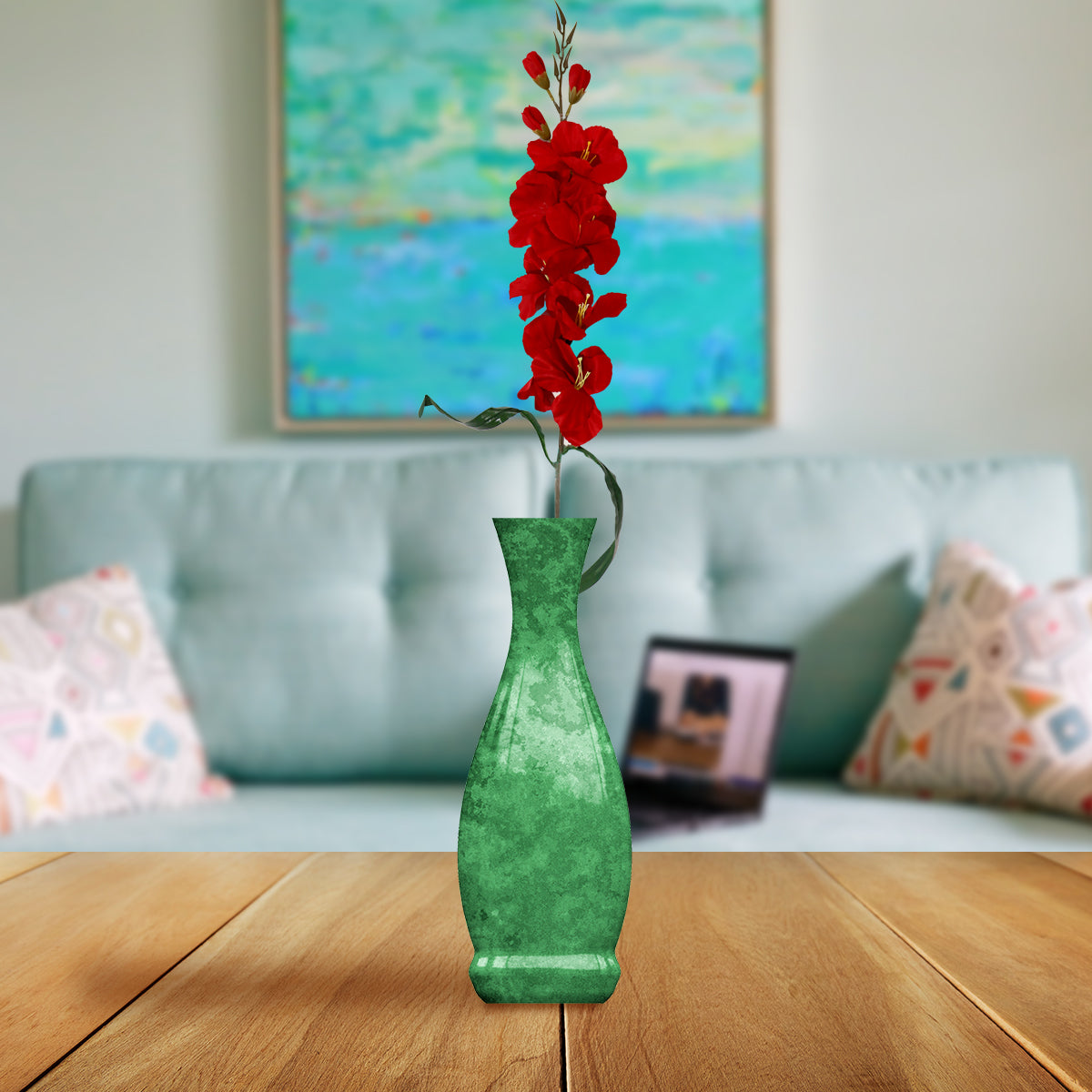 Orquídea Artificial color Rojo