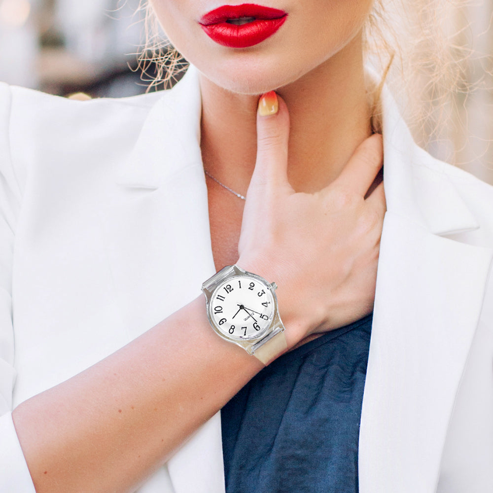 Reloj color Transparente para Dama