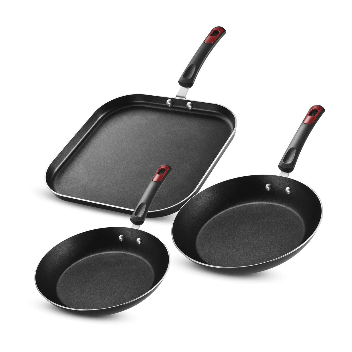Juego de Sartenes Tramontina 3 Piezas Negro 27899-429