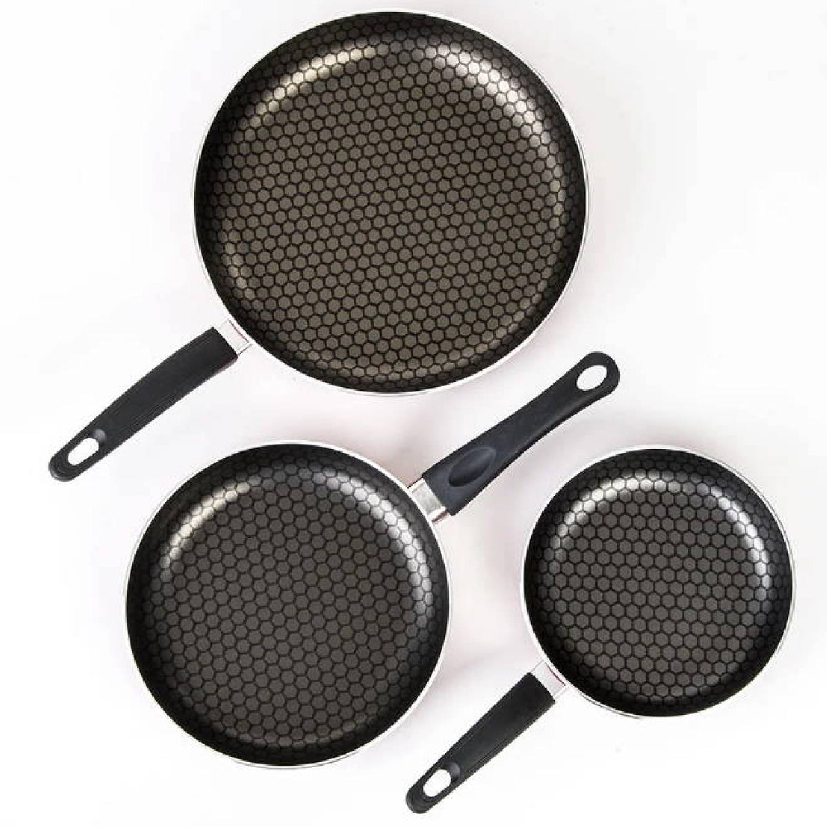 JUEGO DE SARTENES CINSA BUENOS AIRES ALUMINIO 20.24.26 CM**