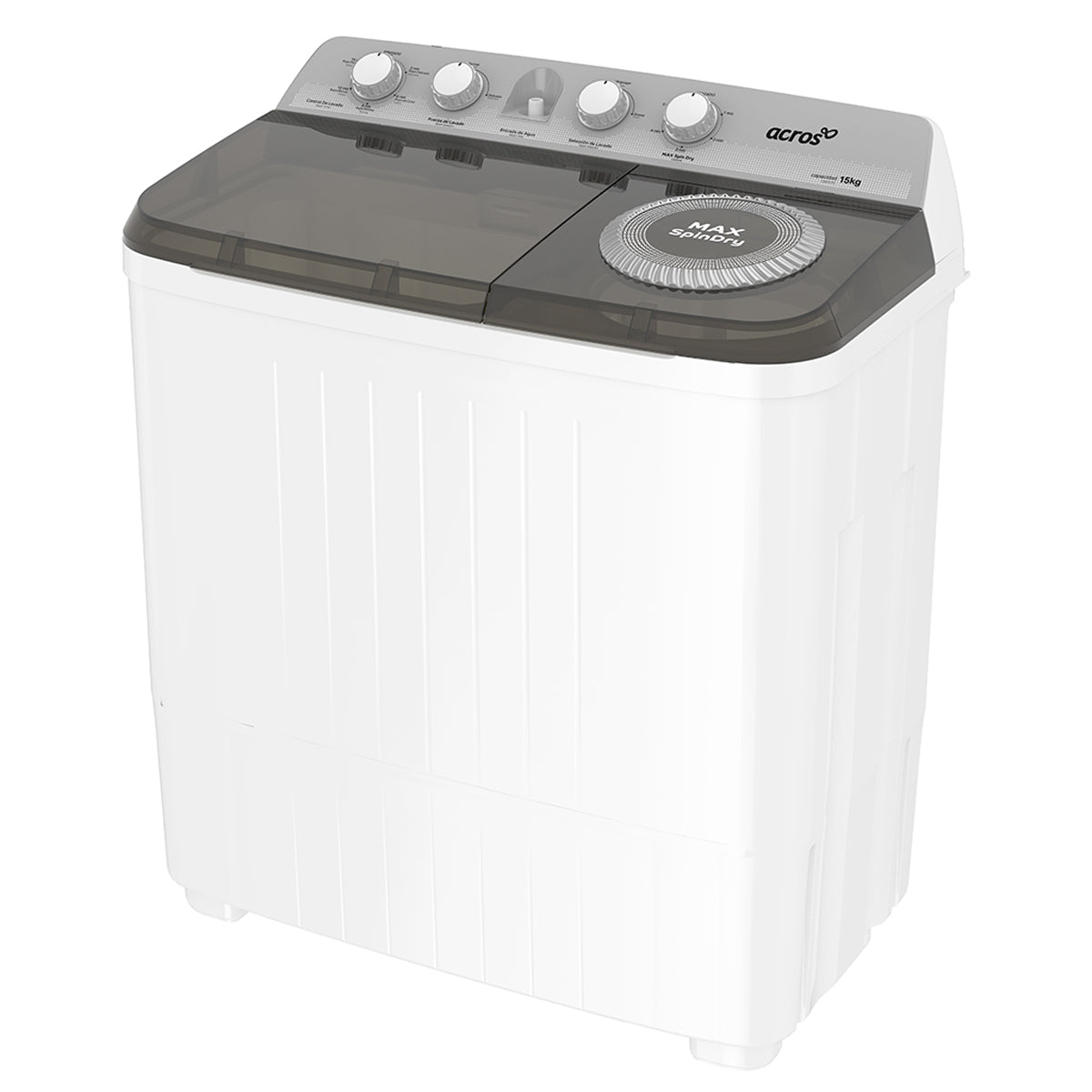 LAVADORA ACROS MODELO ALD-1545JE 2TINAS 15KG **