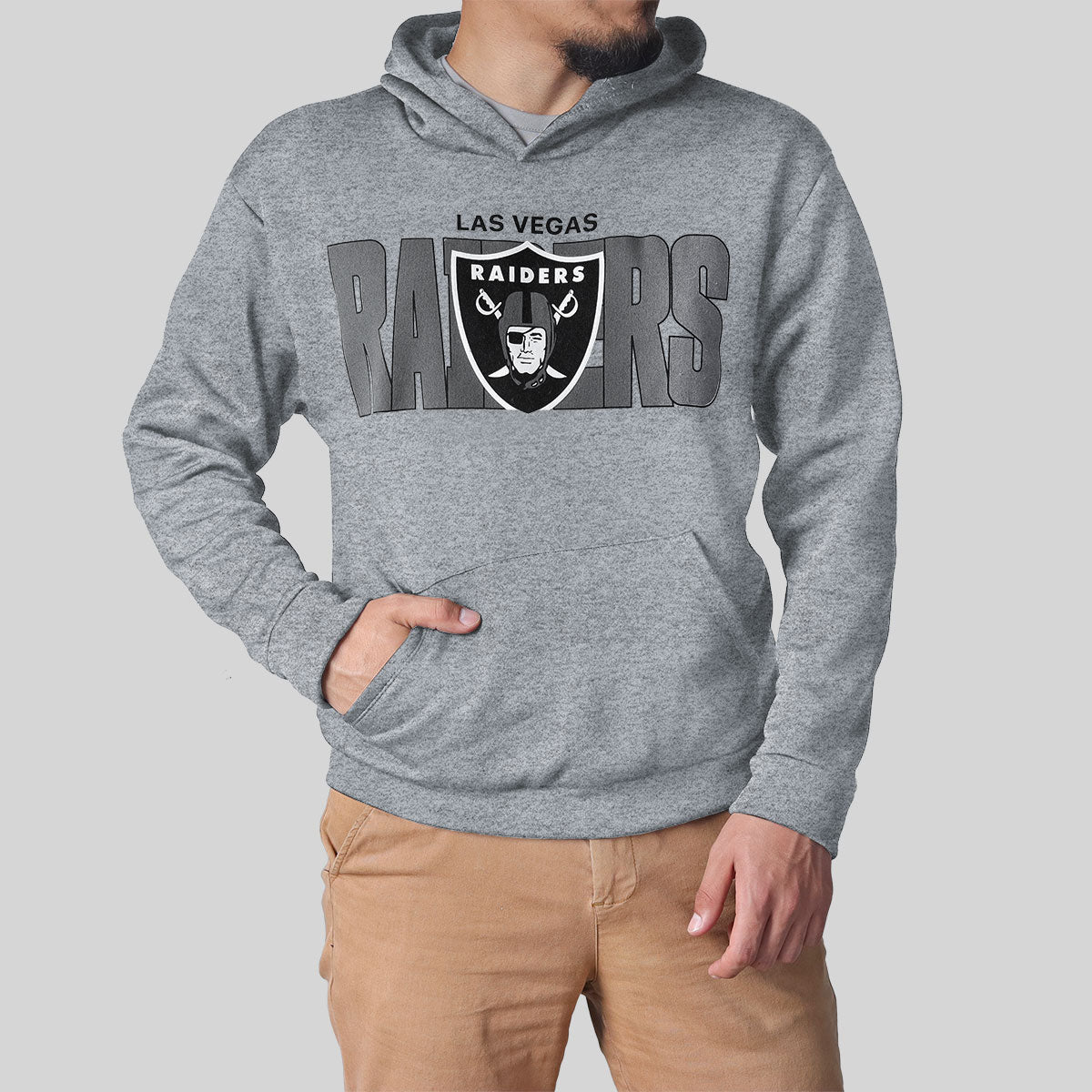 Sudadera de los Raiders para Perro, Gris – Waldo's