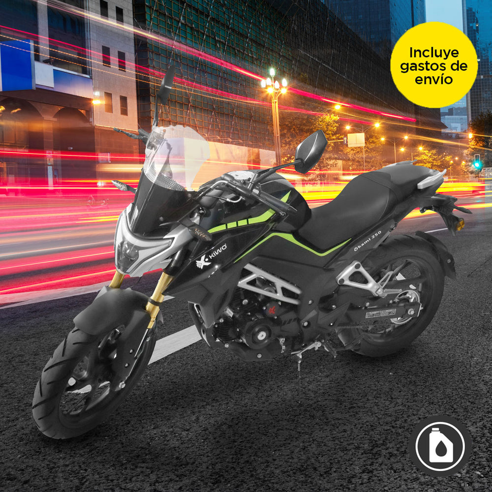 Motocicleta Kiwo Okami 250 2025 (Reacondicionado)