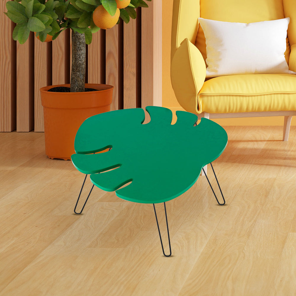 Mesa de Madera en Forma de Hoja, Inkanto