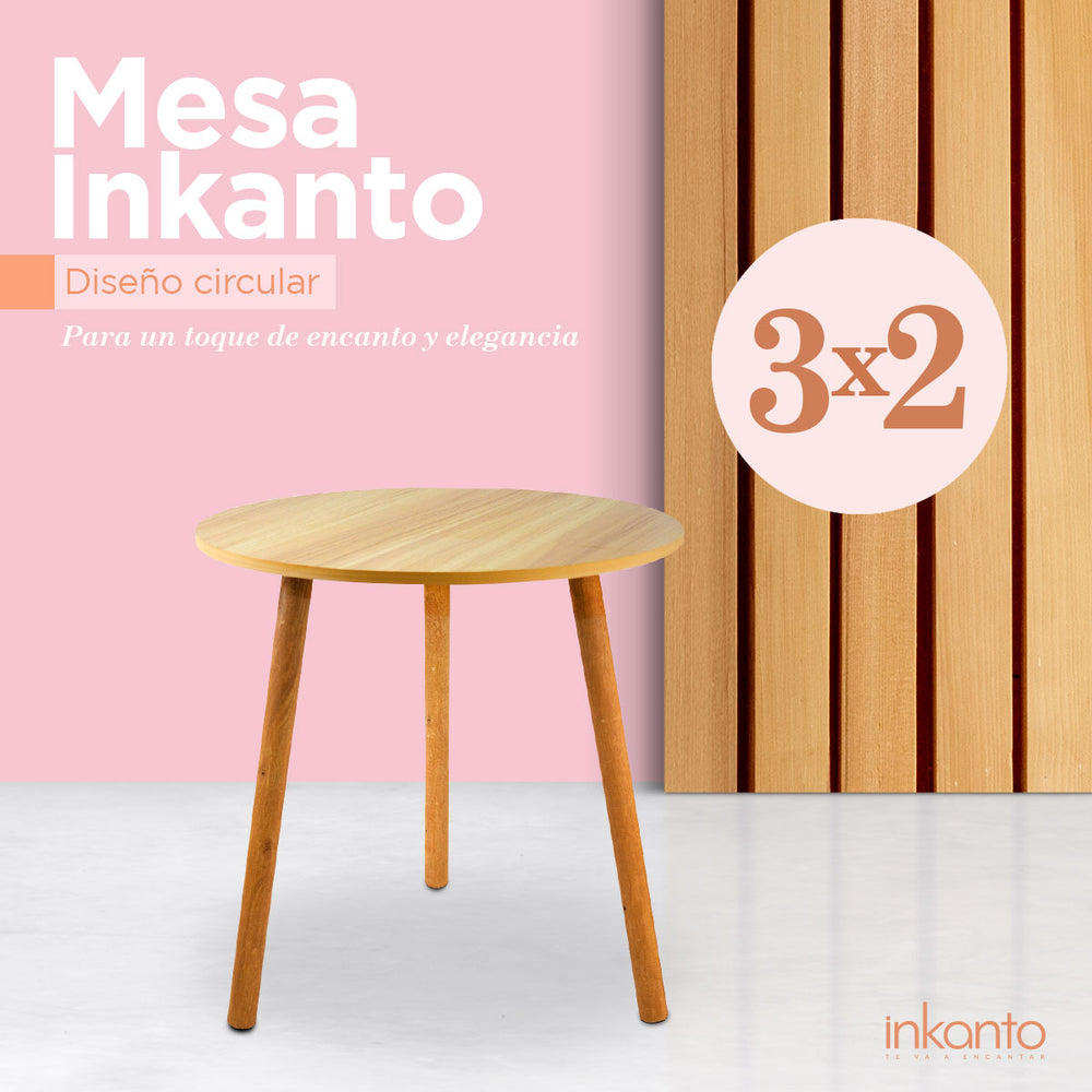 Kit de Mesas, Forma Circular ¡Llévate 3 y paga 2!