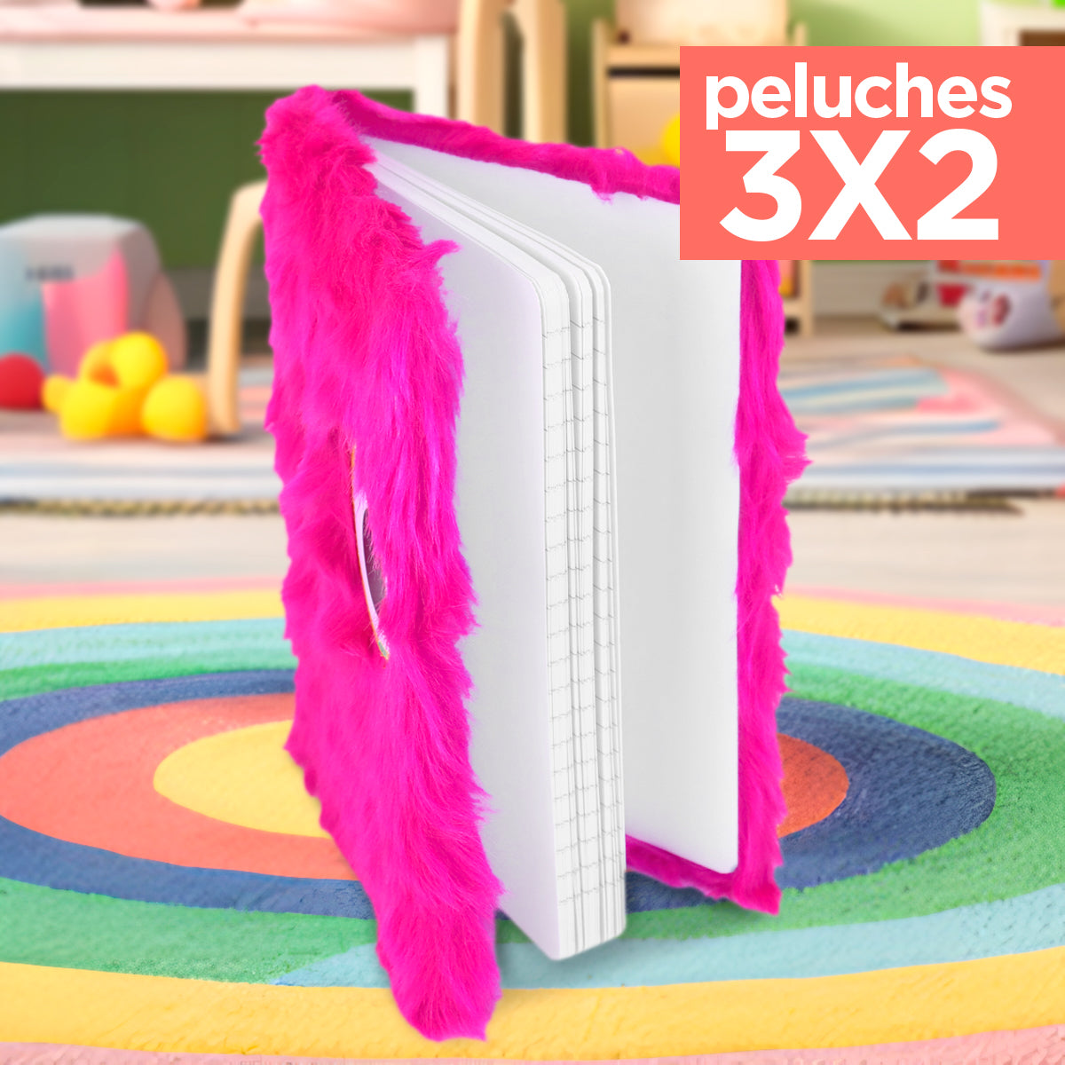 Kit de Libreta de Peluche ¡Llévate 3 y paga 2!