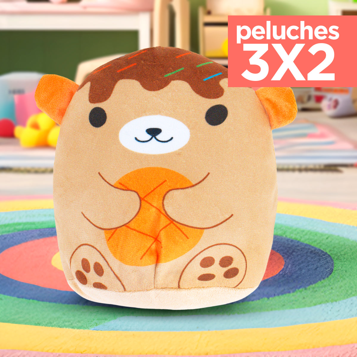 Kit de Peluche, Osito Color Café ¡Llévate 3 y paga 2!