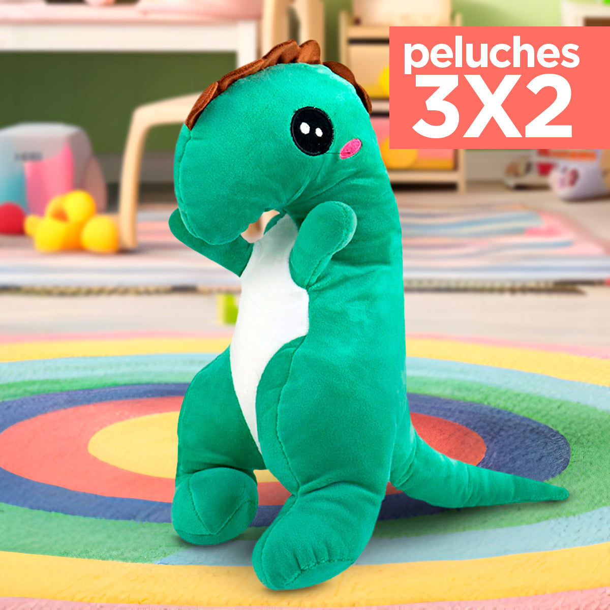 Kit de Peluche, Dinosaurio ¡Llévate 3 y paga 2!