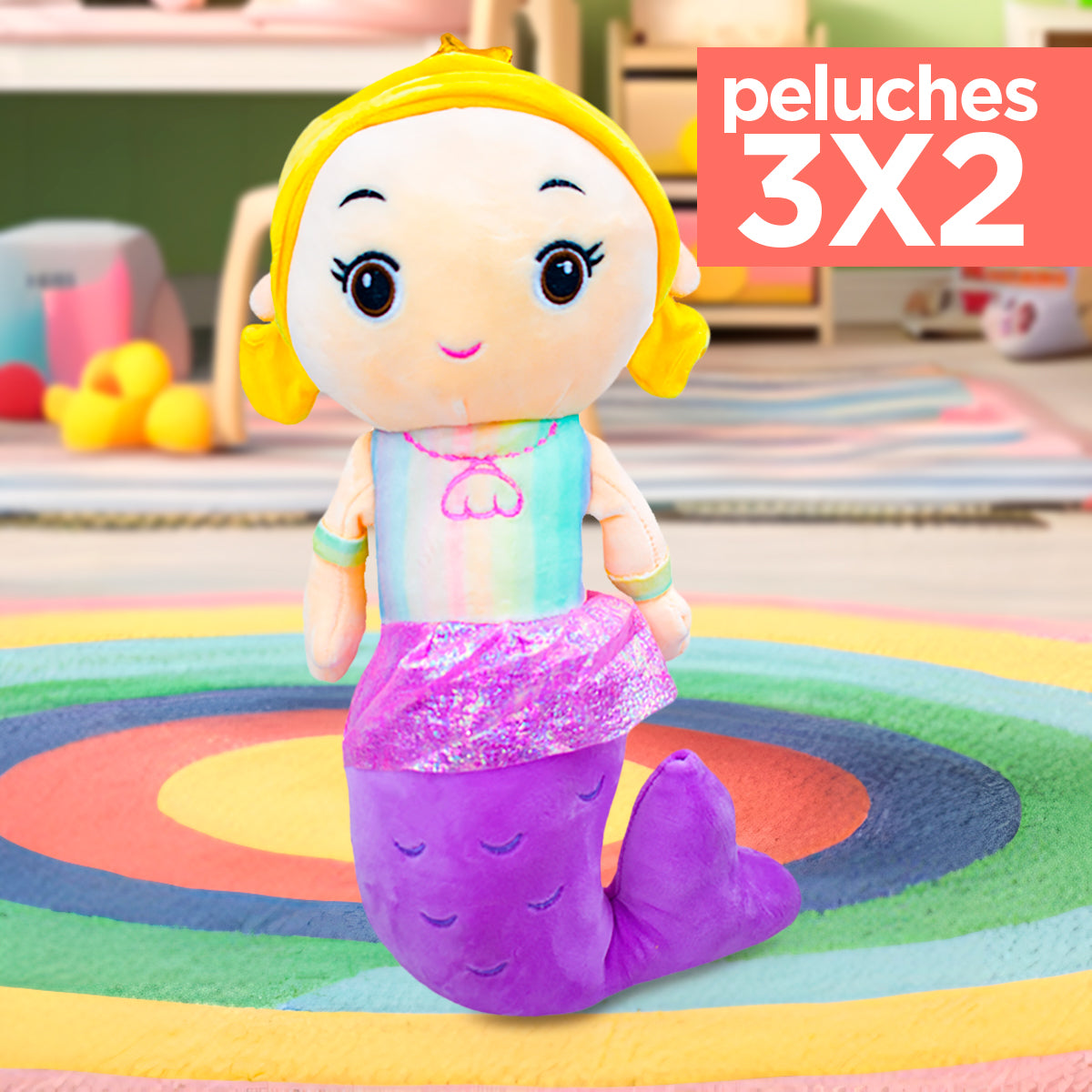 Kit de Peluche Sirenita Daisy ¡Llévate 3 y paga 2!