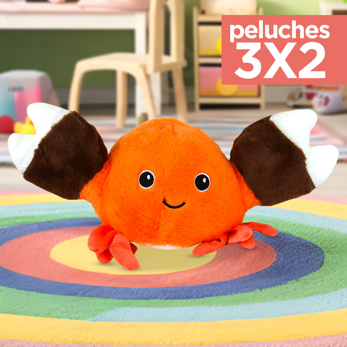 Kit de Peluche, Cangrejo ¡Llévate 3 y paga 2!
