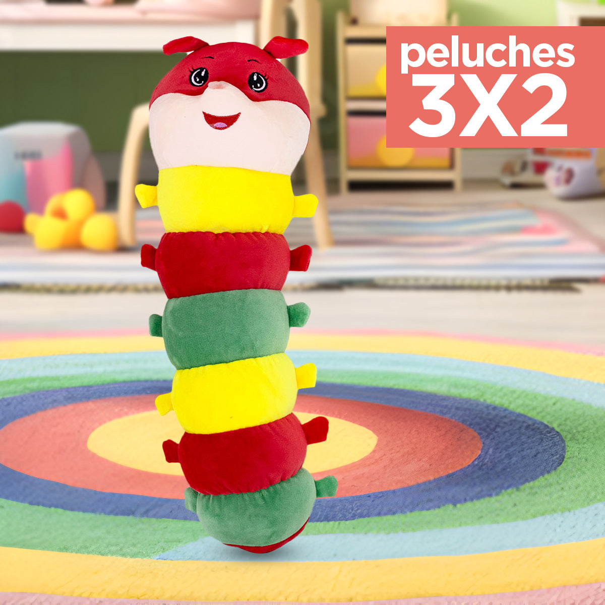 Kit de Peluche, Oruga ¡Llévate 3 y paga 2!