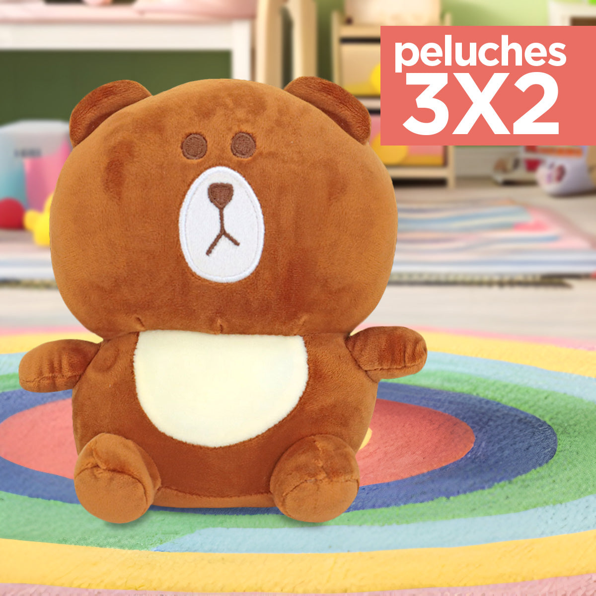 Kit de Peluche, Mochila de Osito ¡Llévate 3 y paga 2!