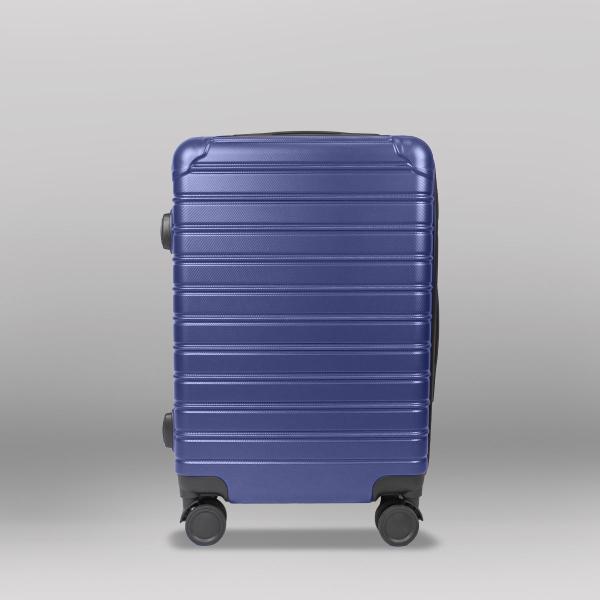 Set de Maletas de Viaje Líneas, color Azul: ¡Llévate 3 y paga 2!, 43x26x65cm