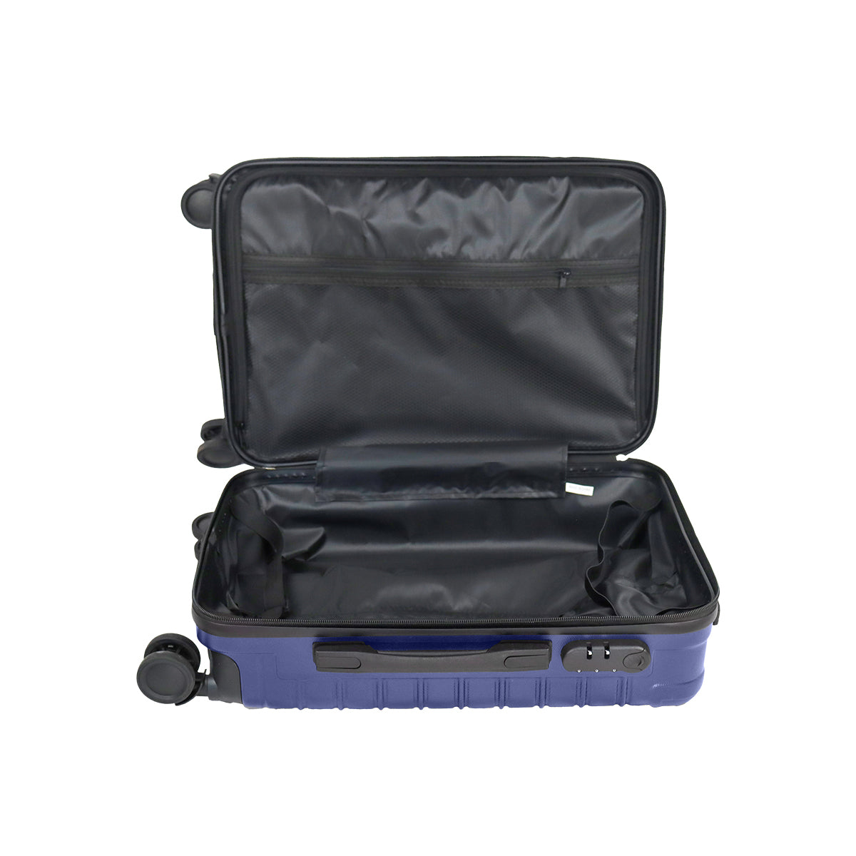 Set de Maletas de Viaje Líneas, color Azul: ¡Llévate 3 y paga 2!, 43x26x65cm