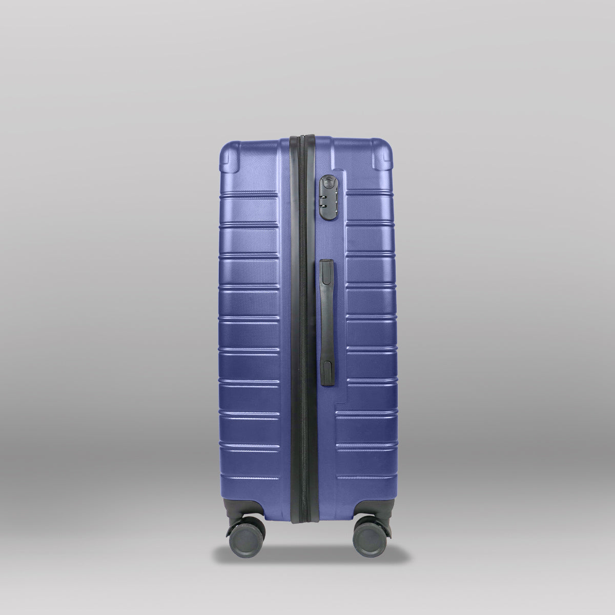 Set de Maletas de Viaje Líneas, color Azul: ¡Llévate 3 y paga 2!, 43x26x65cm