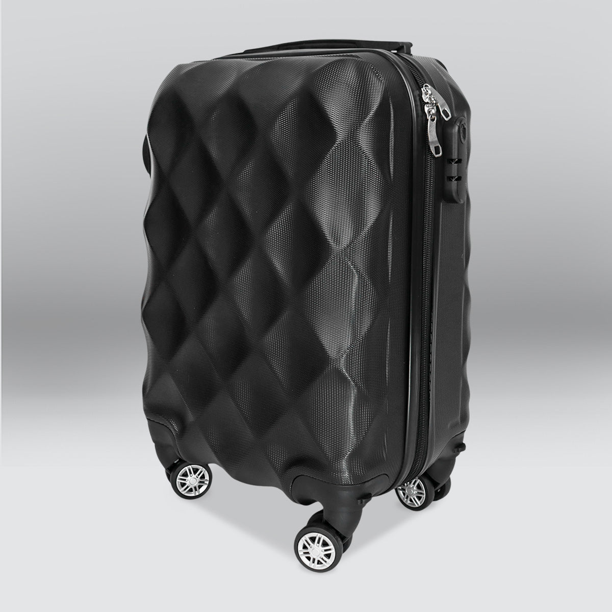 Set de Maletas de Viaje Tokio, Color Negro: ¡Llévate 3 y paga 2! 34x21x50cm