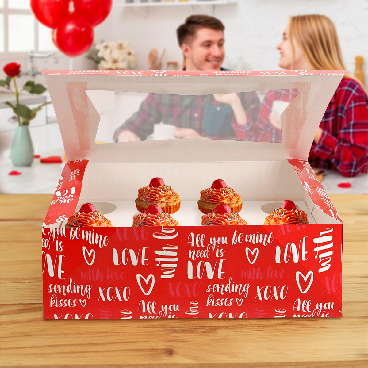 Kit Amor en Dulce, Love, Color Rojo