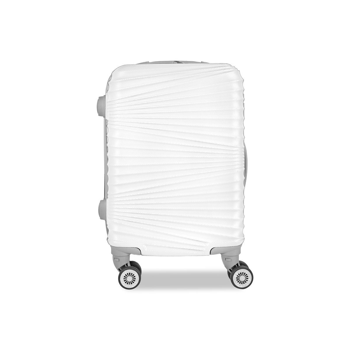 3x2 Maleta de Viaje Luna, color Blanco 34x21x50cm