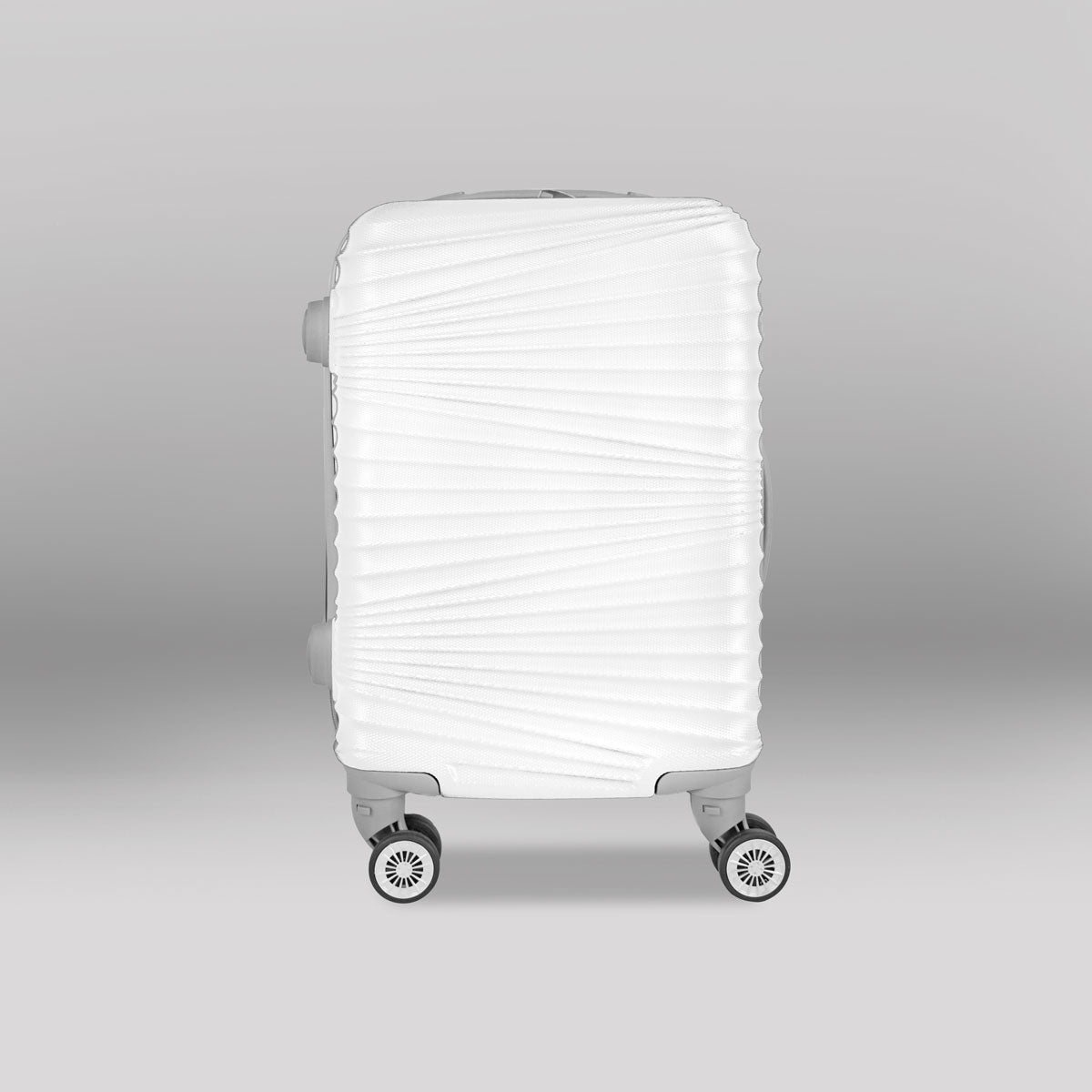 3x2 Maleta de Viaje Luna, color Blanco 34x21x50cm