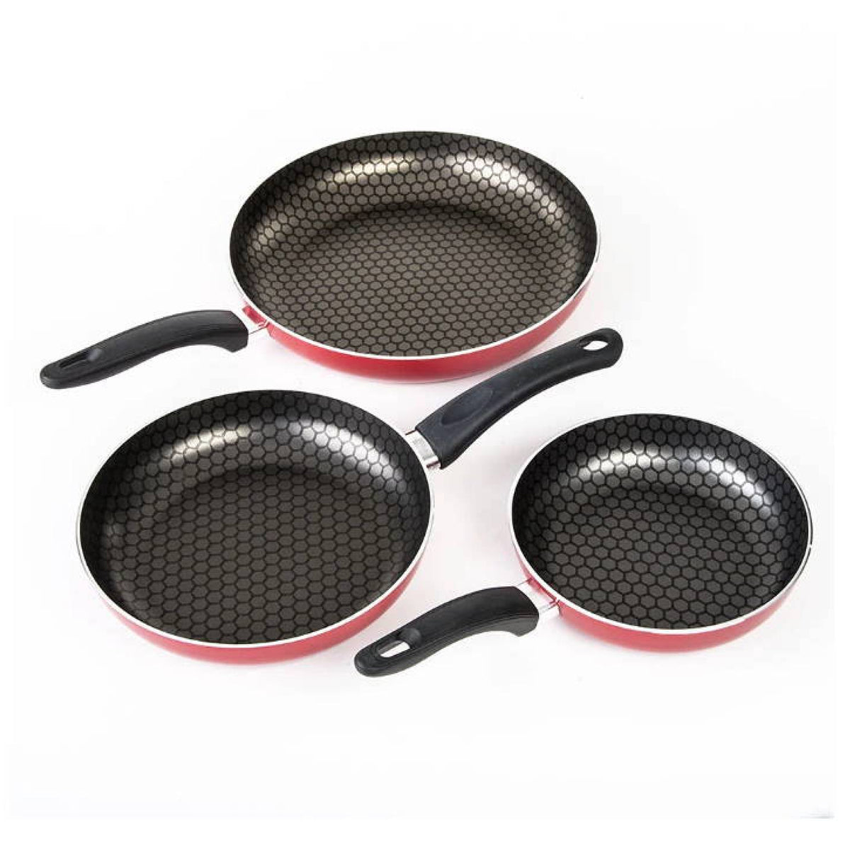 JUEGO DE SARTENES CINSA BUENOS AIRES ALUMINIO 20.24.26 CM**