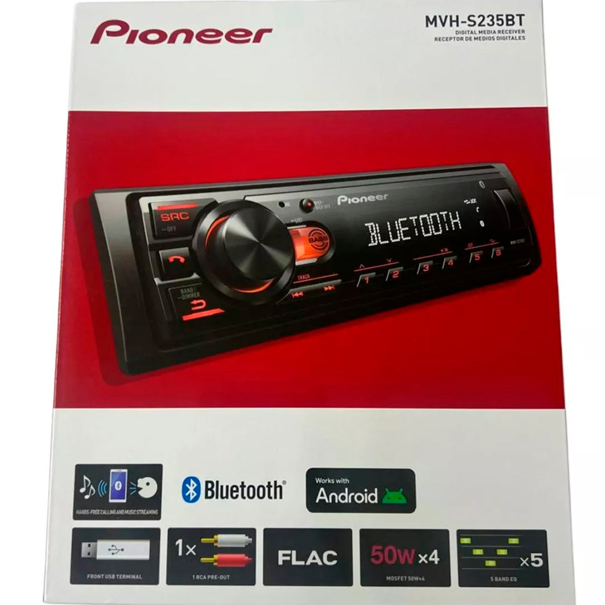 AUTOESTEREO PIONEER MOD. MVH-S235BT BT S/CD **