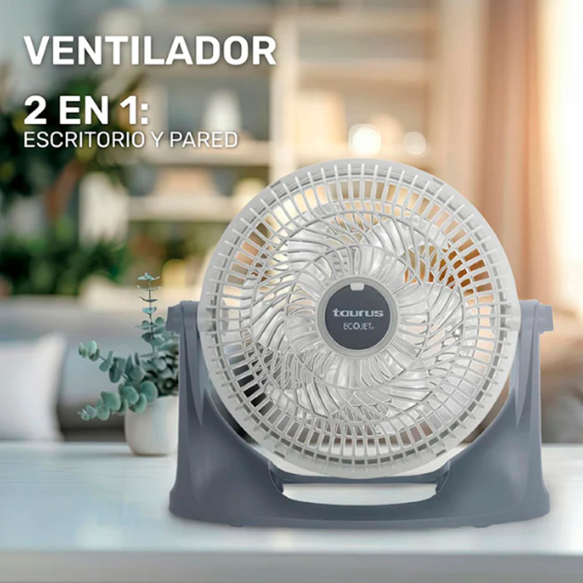 VENTILADOR TAURUS MOD. AIR2GO 10” RECARGABLE**
