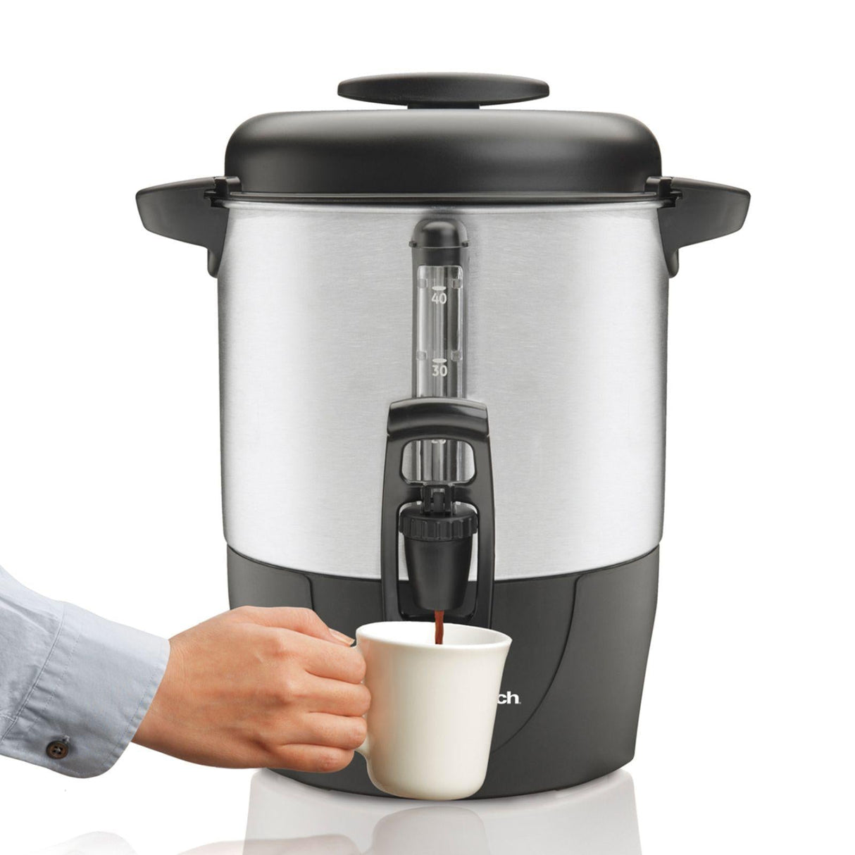 Cafetera Percoladora Hamilton Beach 9 Litros Gris 40514RZ