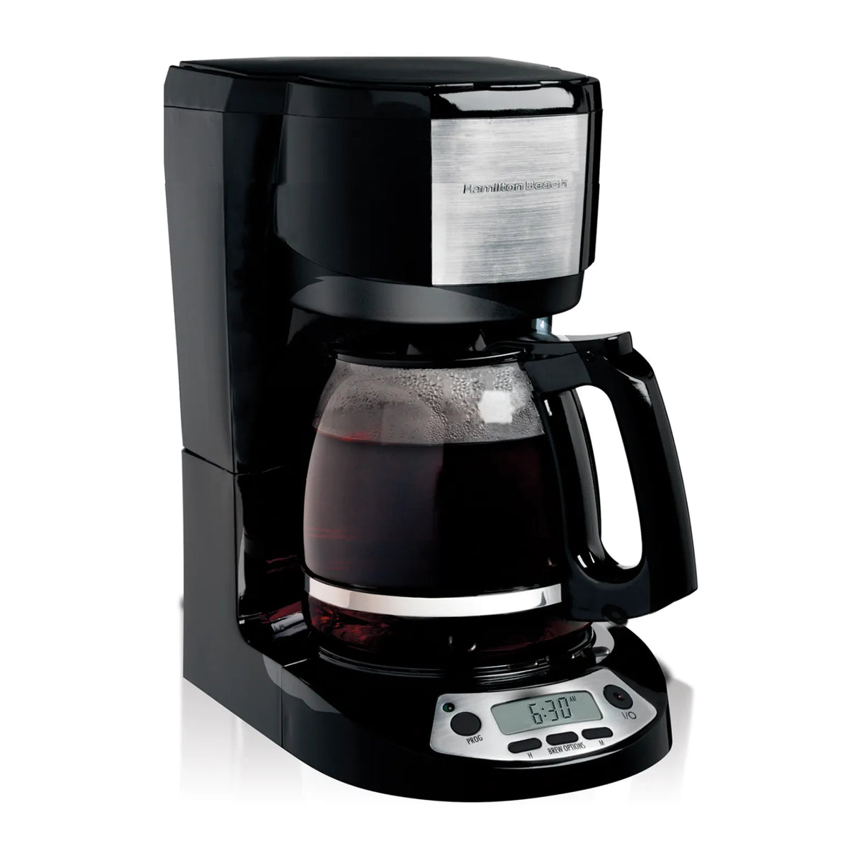 Cafetera Programable Hamilton Beach 12 Tazas Negra 49615
