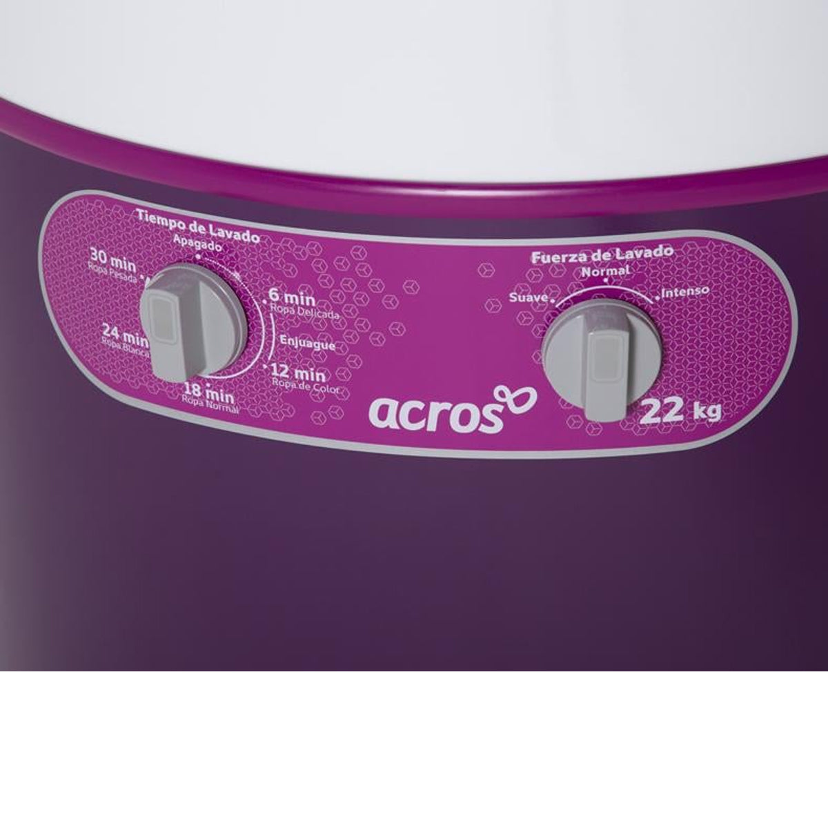 LAVADORA ACROS ALF-2253EM 22KG MORADA **