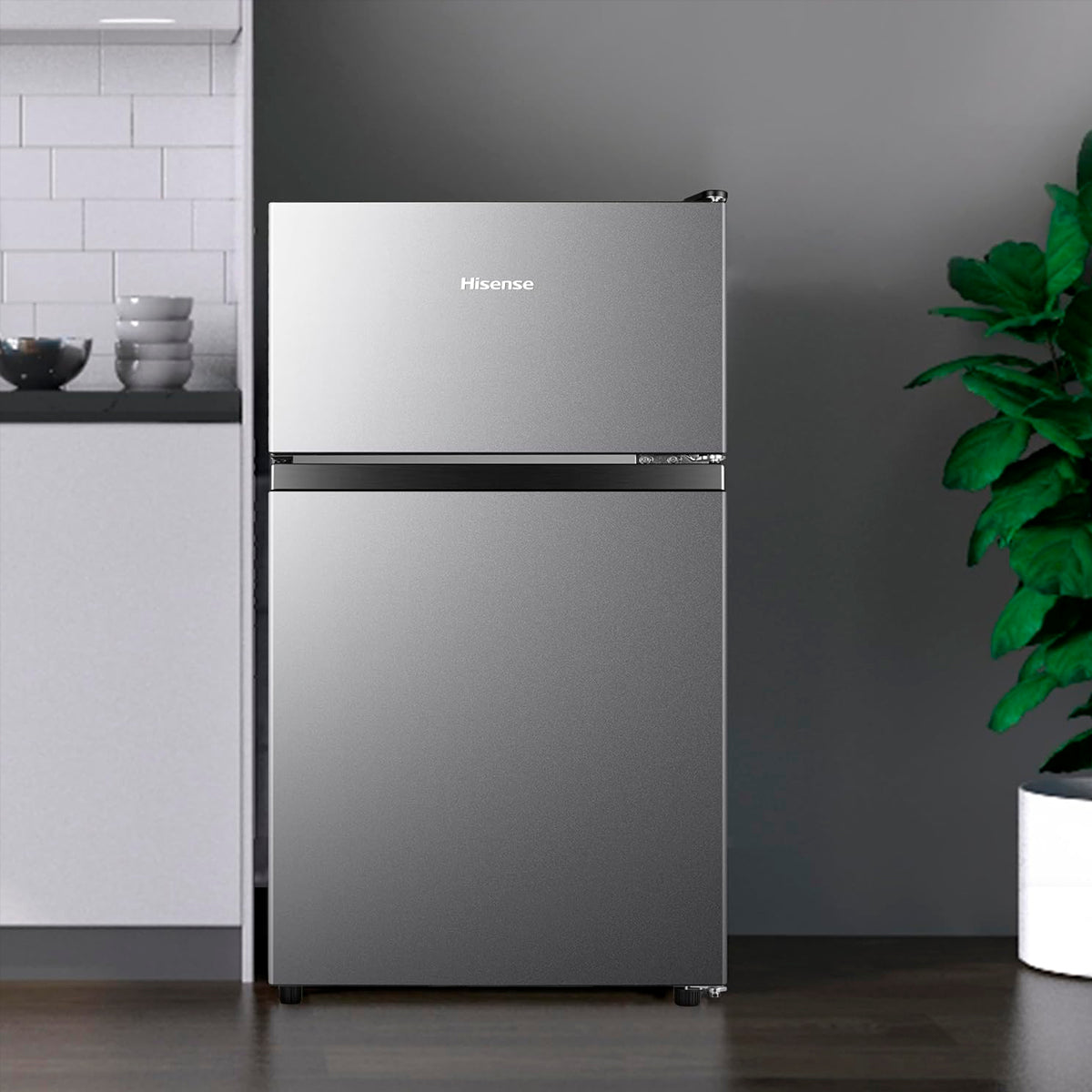 FRIGOBAR HISENSE MOD. RT31D6AGX1 3.3p3 SILVER**