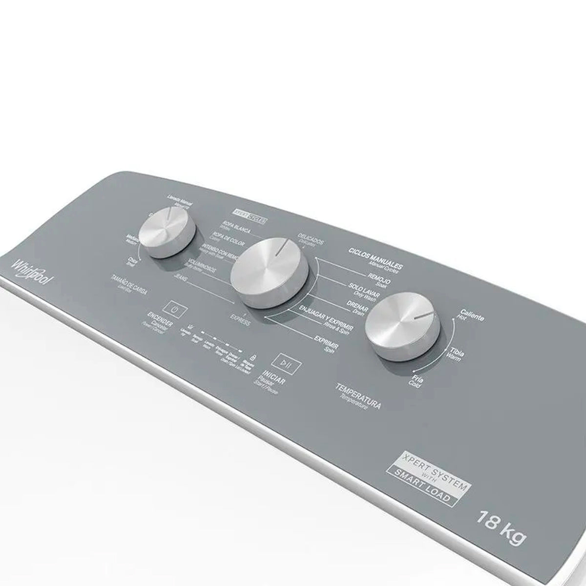 LAVADORA MOD. 8MWTW-1813MJM 18KG AGITADOR SINGLE ACTION, 12 CICLOS, TAPA METALICA **