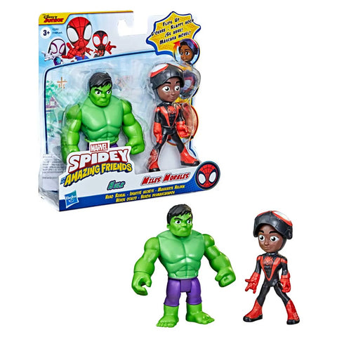 Hasbro, Figuras de Acción de Miles Morales y Hulk