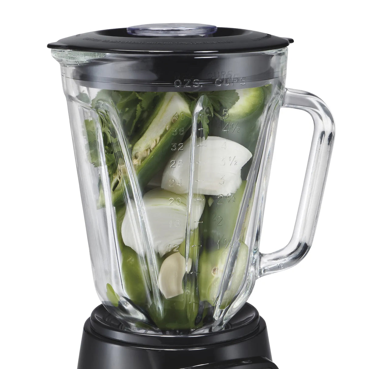 Licuadora Hamilton Beach Power Elite Vaso de Vidrio 1.2 Litros Negra 58148-MXR